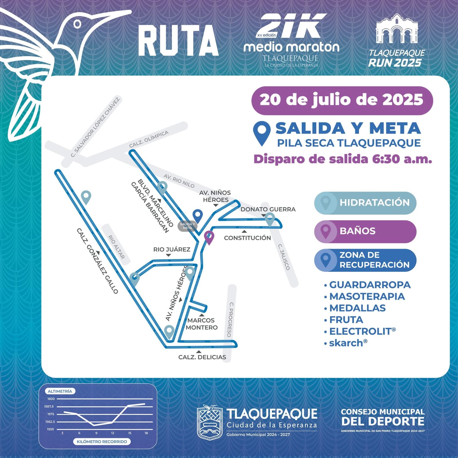 TODO LISTO PARA EL MEDIO MARATÓN 21K EN TLAQUEPAQUE